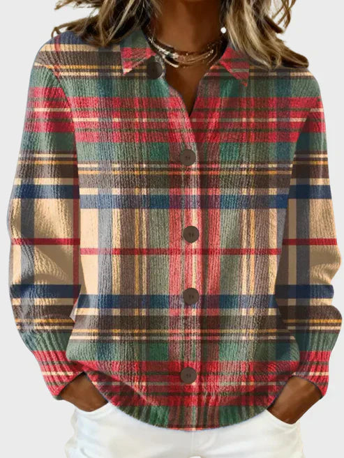 Bellatrixae | Retro Plaid Cardigan
