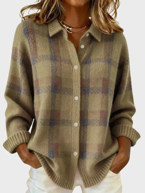 Bellatrixae | Retro Plaid Cardigan