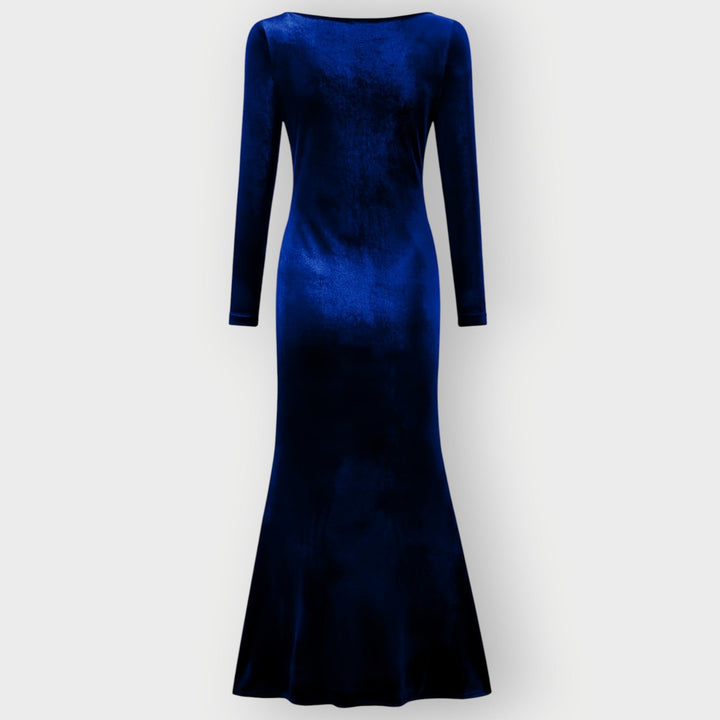 Kryenna | Luxe Evening Silhouette Velvet Gown