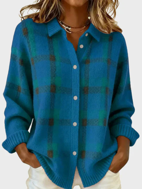 Bellatrixae | Retro Plaid Cardigan